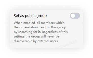 Enable Public Group