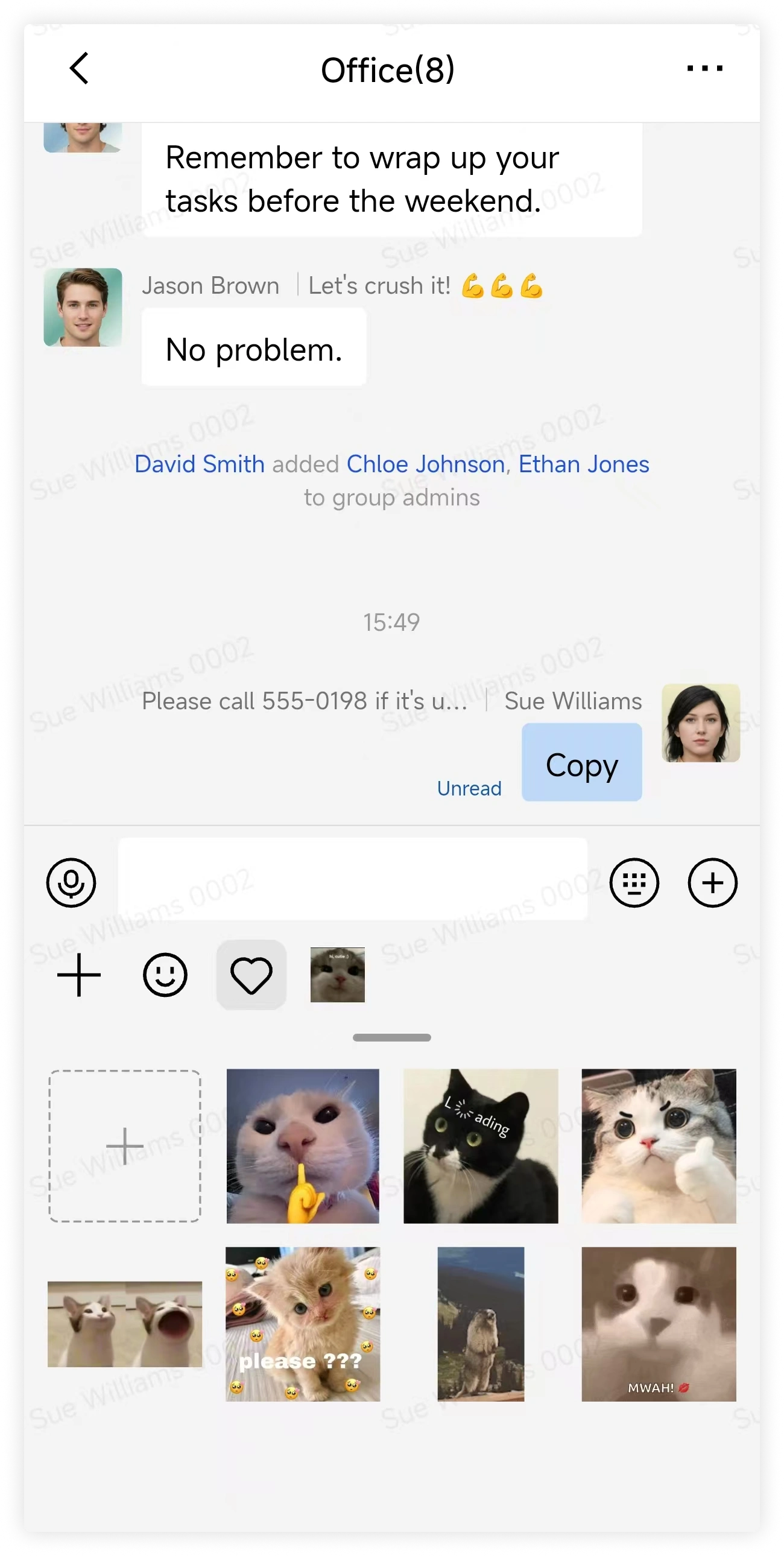 Send Sticker