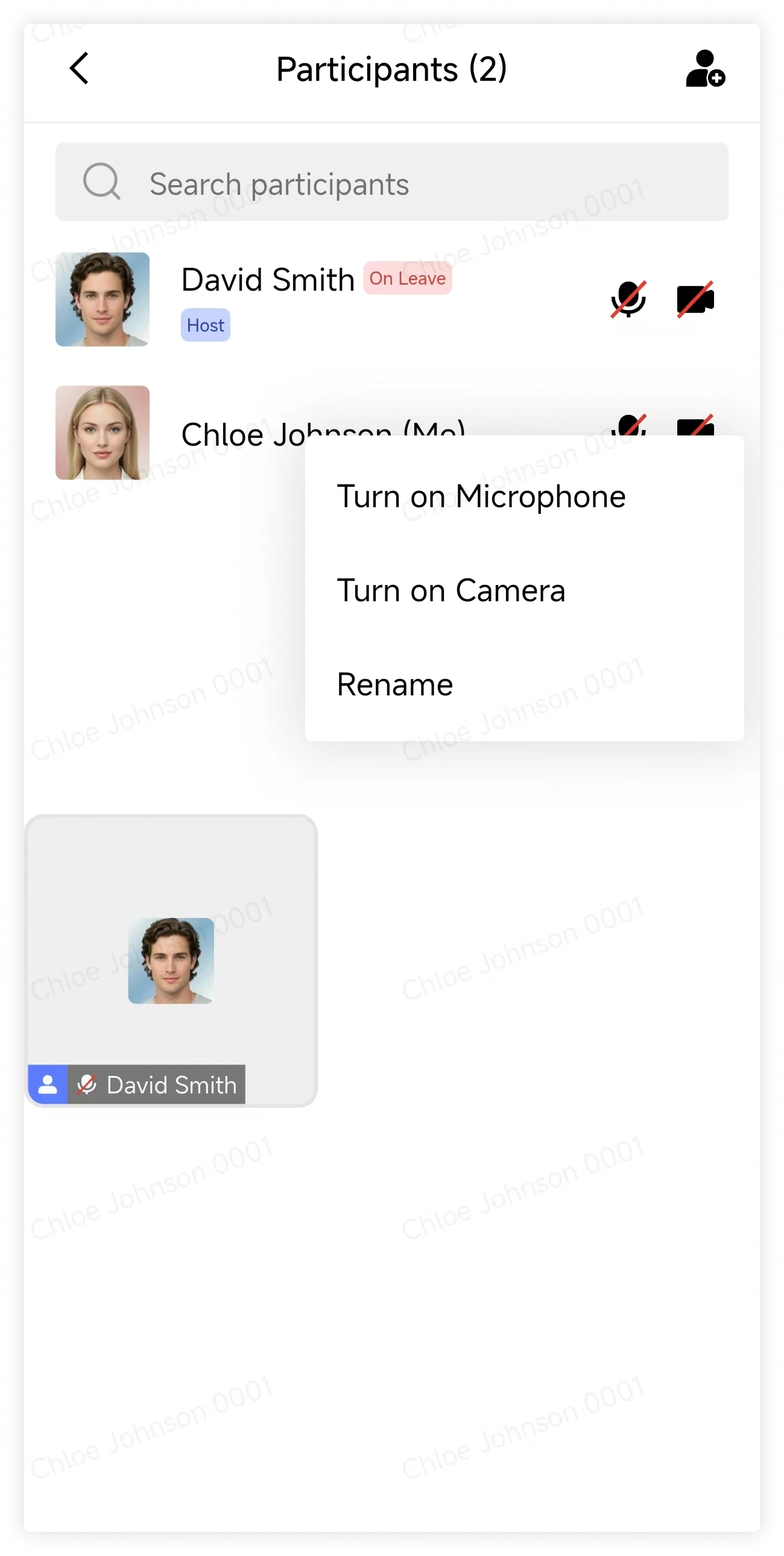 Manage Participant Status